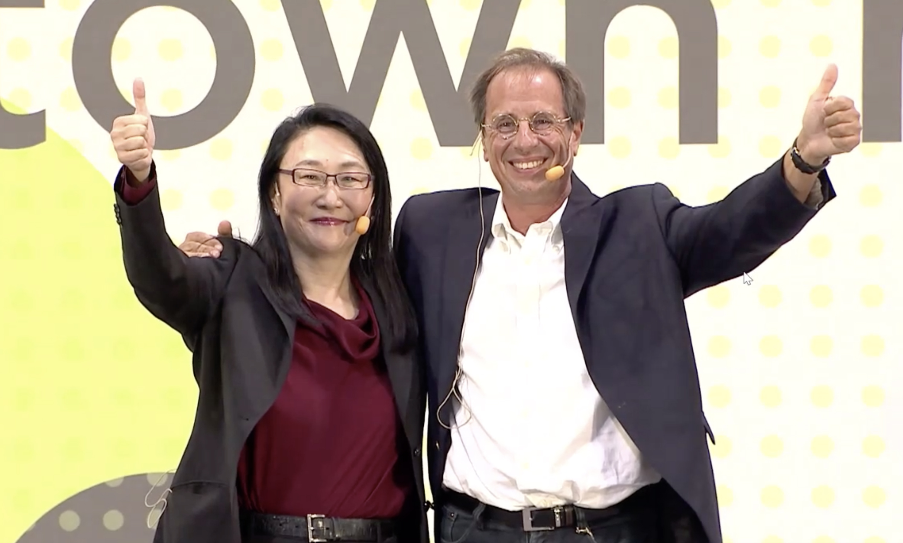 Cher Wang and Yves Maitre, HTC
