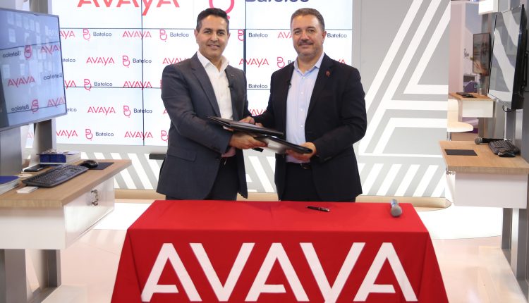(L-R) Fadi Hani, Avaya and Abderrahmane Mounir, Batelco