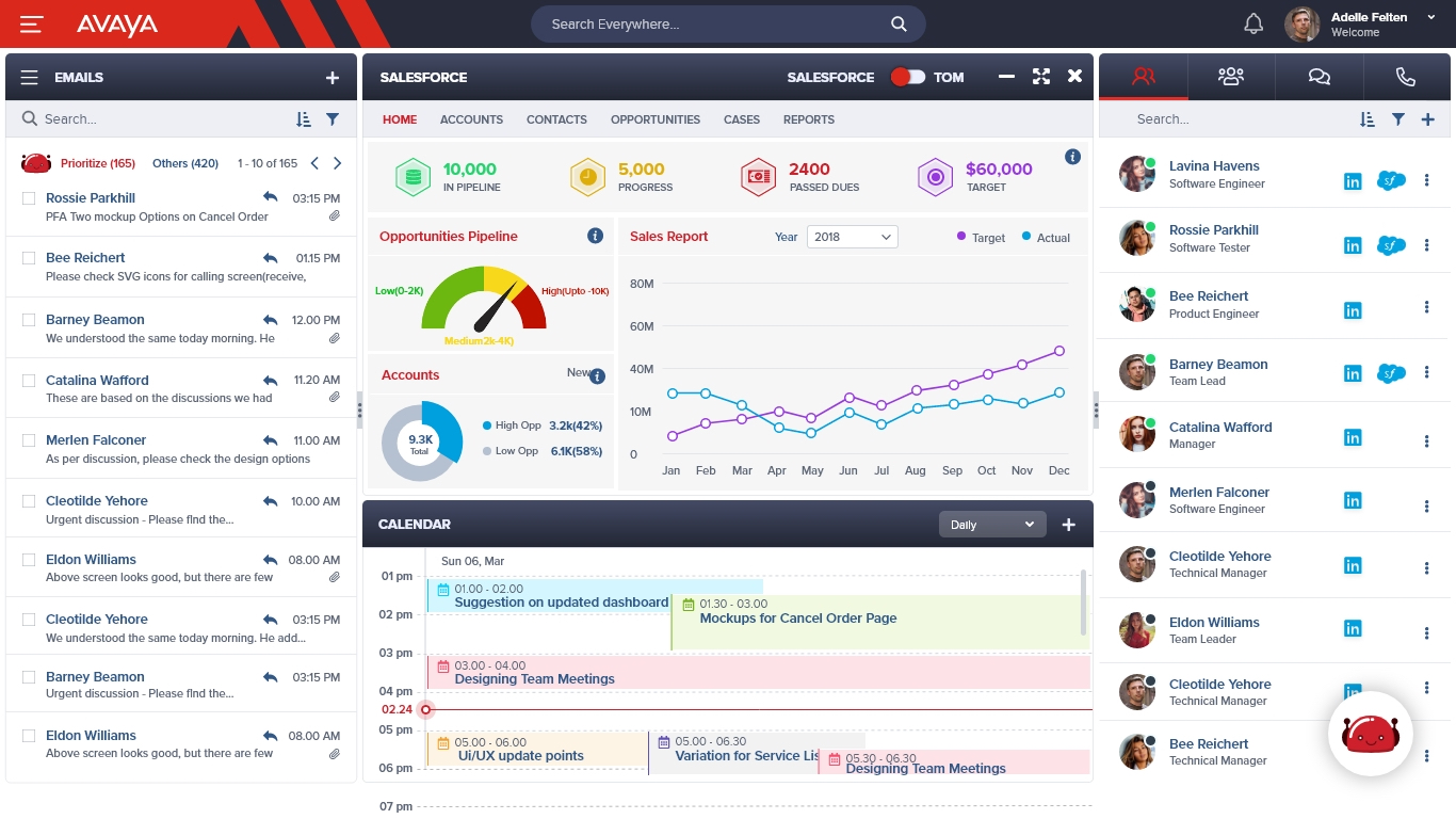Avaya Demos Avaya IX Workplace Unified Communications Portfolio