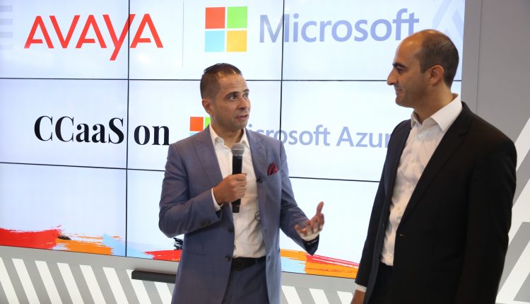 (L-R): Sherif Tawfik, Microsoft UAE and Ahmed Helmy, Avaya International