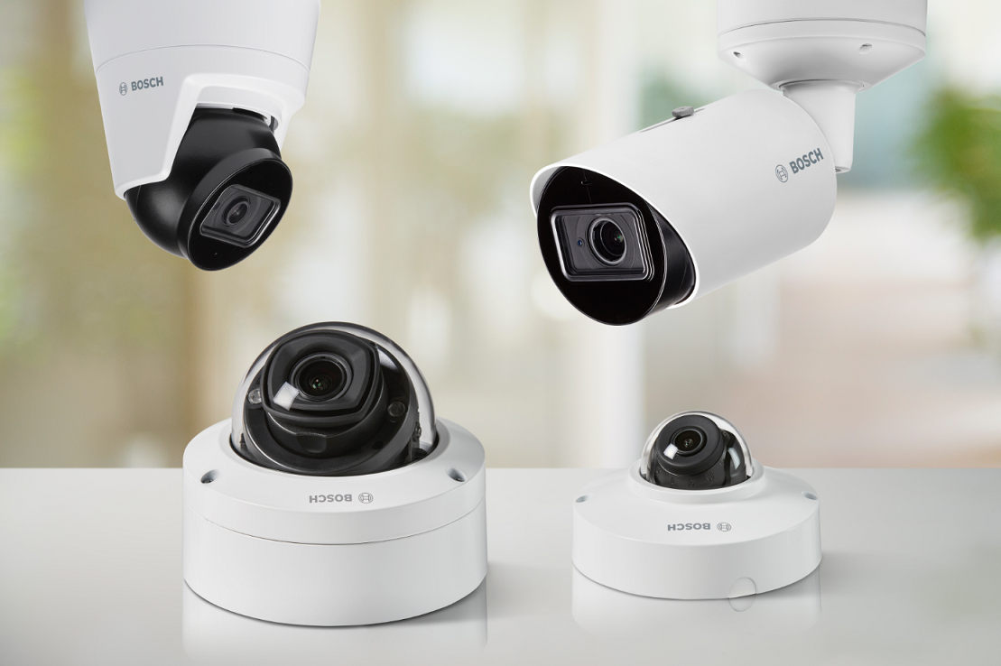 Bosch showcases smart surveillance cameras
