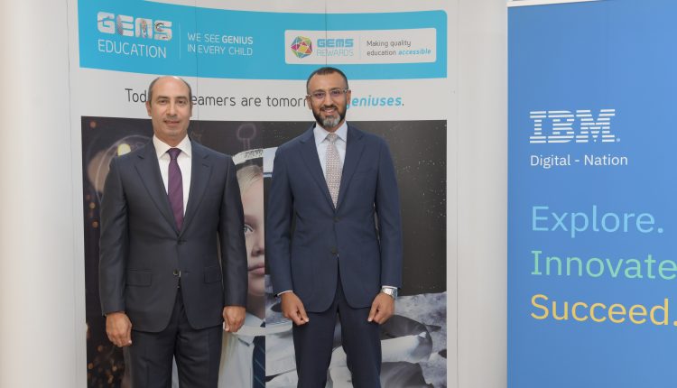 L-R: Hossam Seif El-Din, IBM MEA and Dino Varkey, GEMS Education