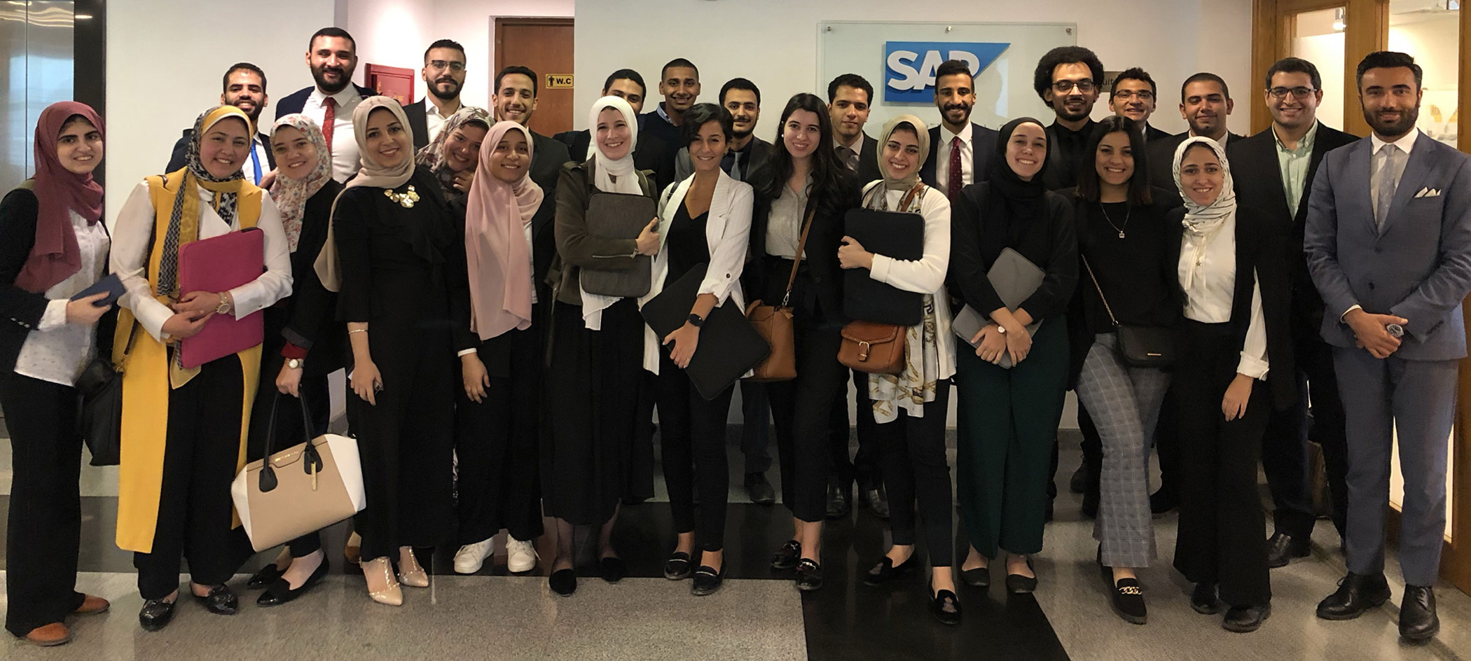 The German Federal Ministry for Economic Cooperation and Development (BMZ) and Deutsche Gesellschaft für Internationale Zusammenarbeit (GIZ) GmbH marked the start of the latest cohort of the SAP Young Professional Program in Egypt in November 2019.