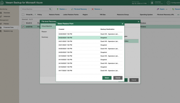 veeam microsoft azure