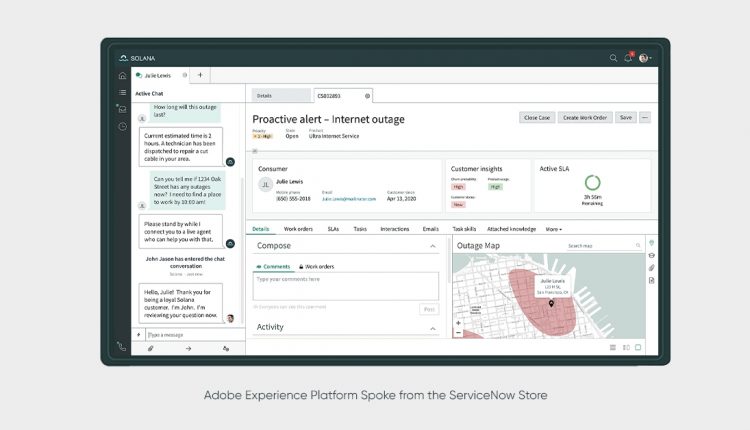 ServiceNow Adobe