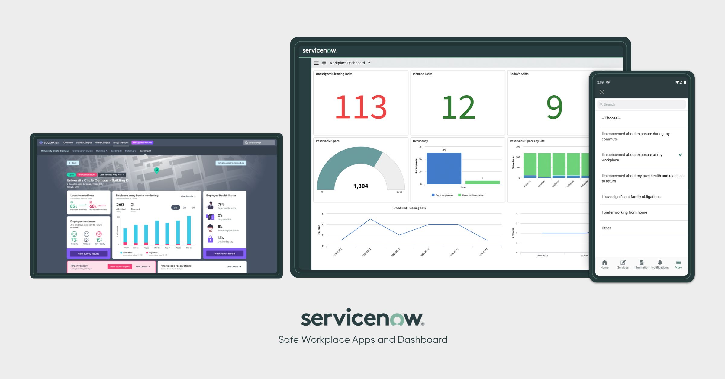 ServiceNow-Safe Workplace Apps