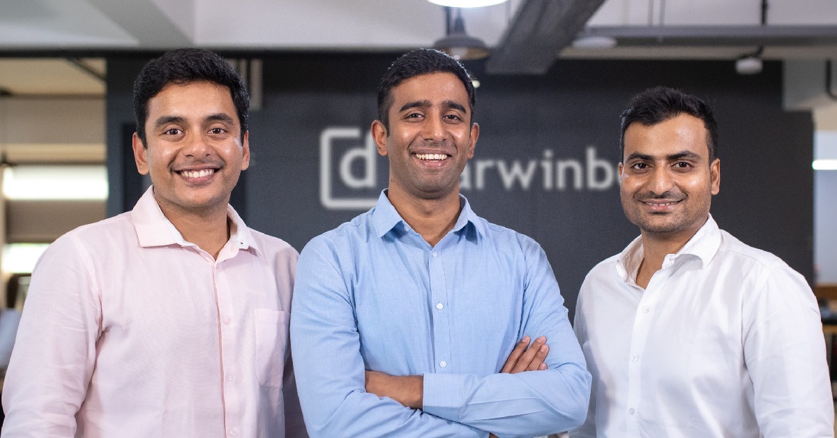 Darwinbox Founders: (L-R) Rohit Chennamaneni, Jayant Paleti, Chaitanya Peddi