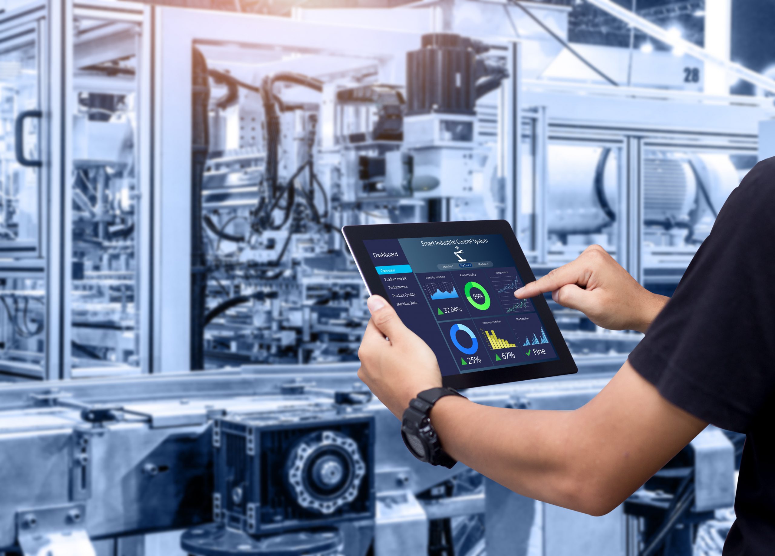 smart production manufacturing digital industrial