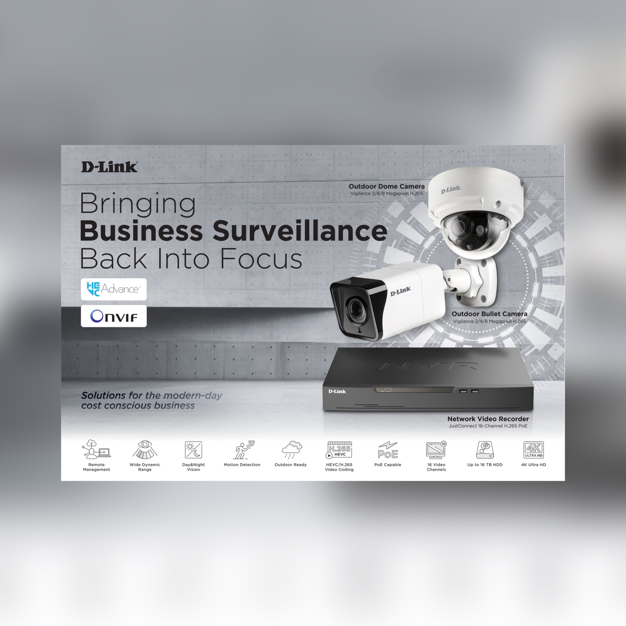 D-Link’s new Vigilance Series Solutions boast reliable, high-resolution business surveillance