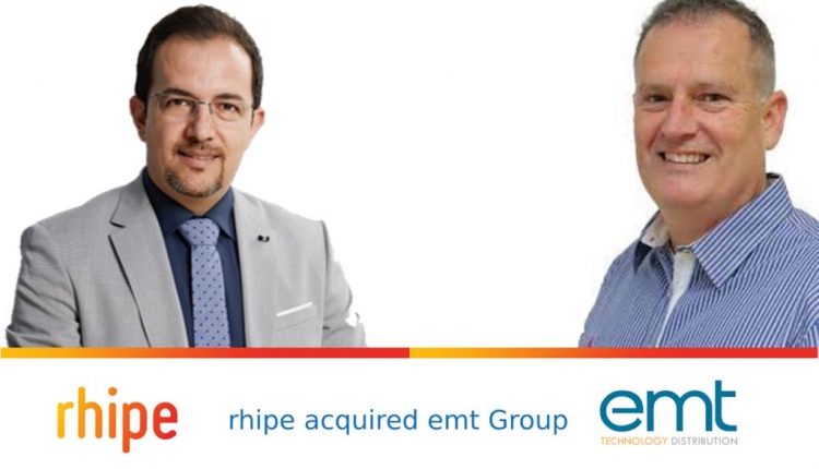 (L-R) M Mobasseri, emt Distribution META and Richard Rundle, emt Group