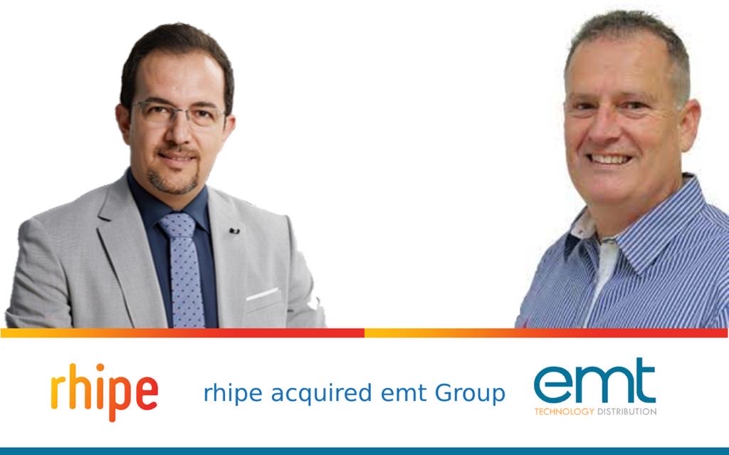 (L-R) M Mobasseri, emt Distribution META and Richard Rundle, emt Group