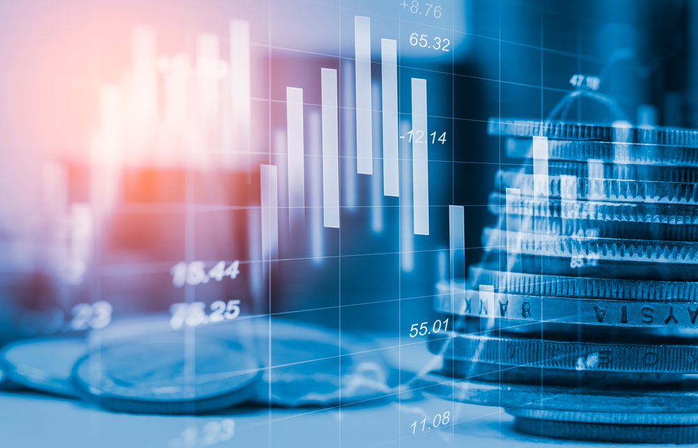 spending money stock market graph