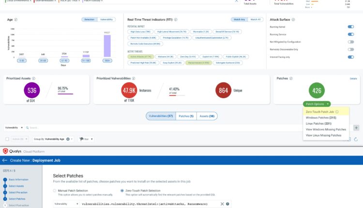 Qualys Patch Management with Zero-Touch Automation