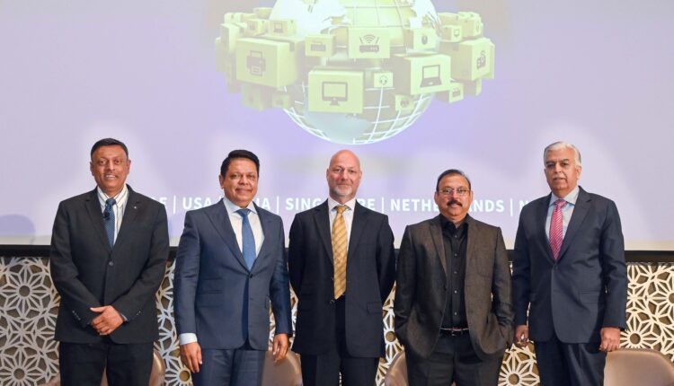 Suchit Kumar, CEO, TEXUB, with Board Members Susir Kumar, Axel Holst, Neelesh Bhatnagar and Niranjan Gidwani