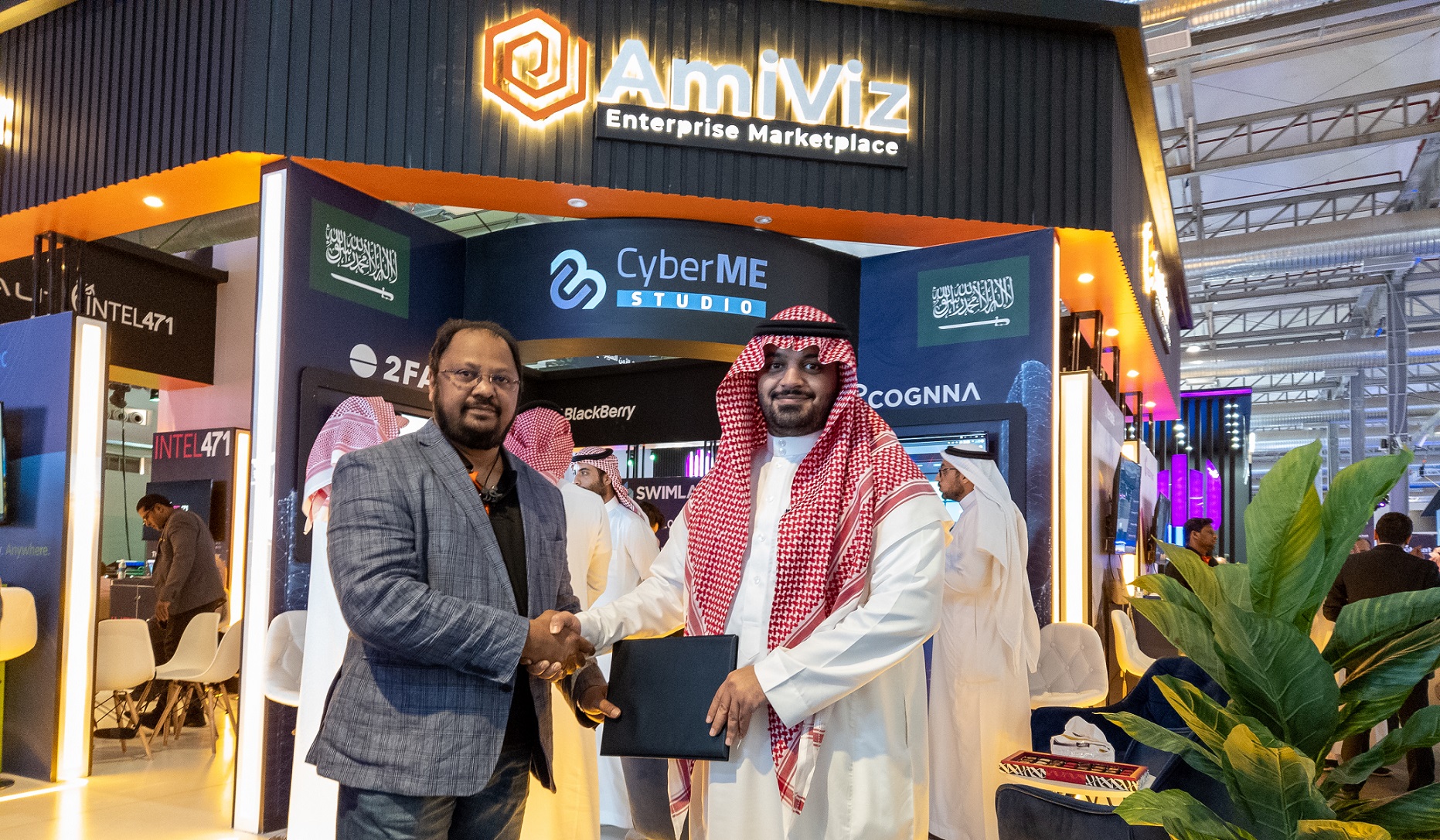 AmiViz and CyberME Studio showcase cybersecurity solutions developed in Saudi Arabia at Black Hat MEA
