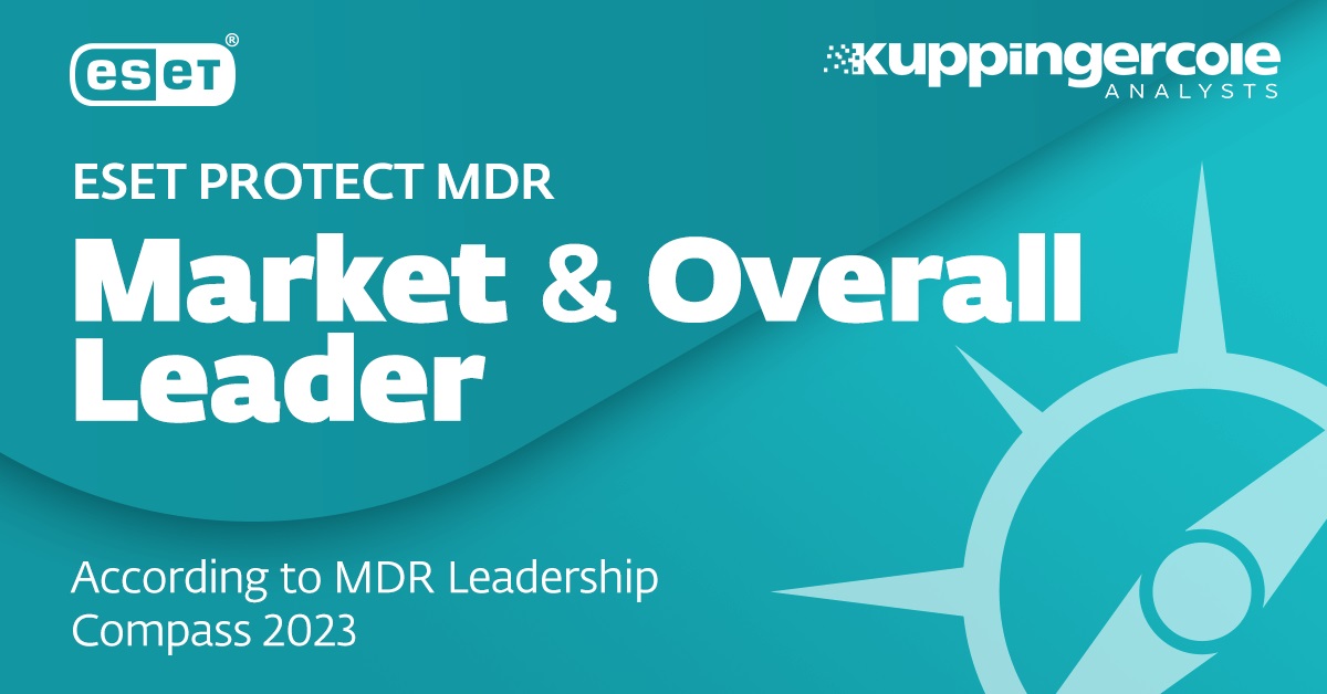 ESET Named Among the Overall Leaders in KuppingerCole Leadership Compass for MDR 2023