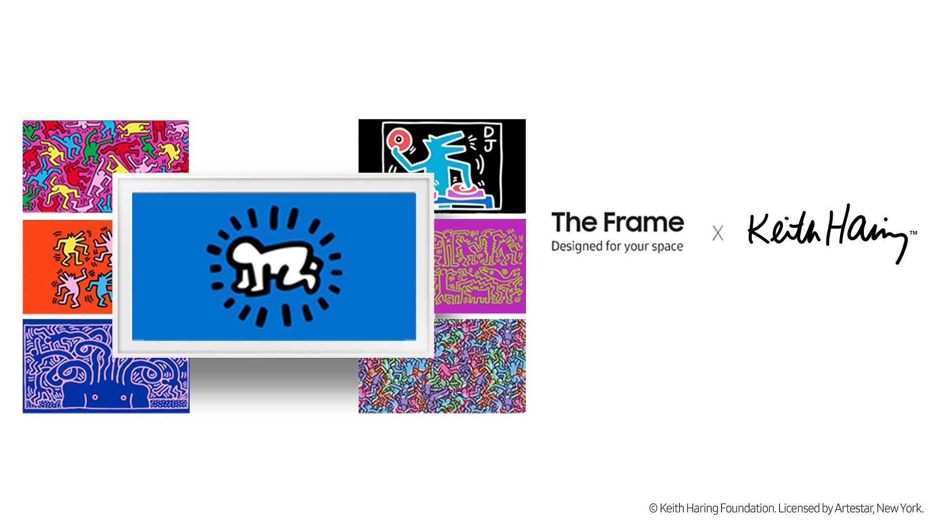 Samsung Brings Legendary Artist Keith Haring Collection to The Frame