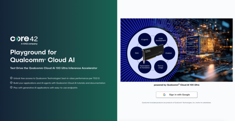 Core42 launches an AI developer playground for AI inference-as-a ...