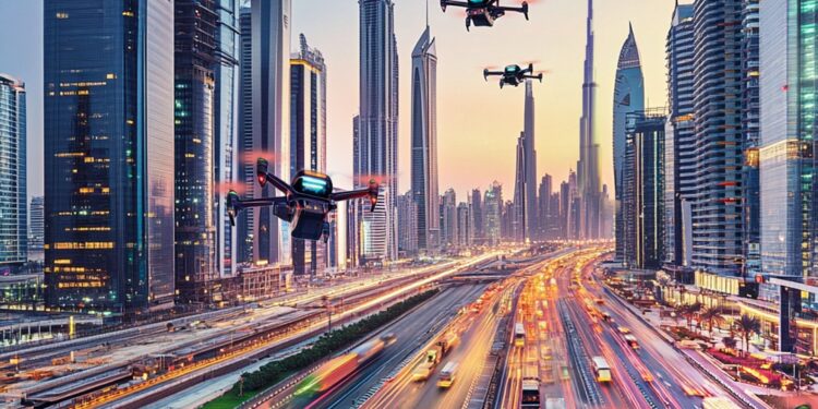 UAE begins mapping air corridors for air taxis and cargo drones