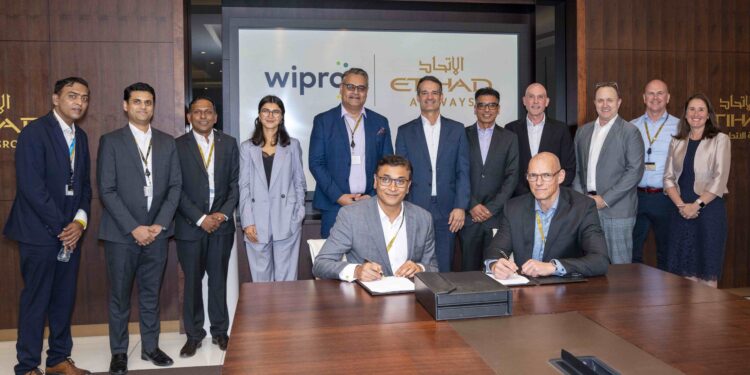 Etihad Airways selects Wipro for IT transformation and cost optimisation
