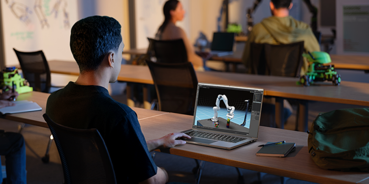 NVIDIA GeForce RTX 50 series laptops set a new standard with AI-powered tools for students