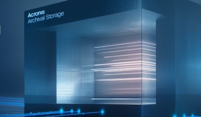 New Acronis Archival Storage makes long-term data retention secure, affordable, and accessible