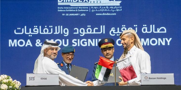 EDGE Group, Qatar’s Barzan Holdings launch defence tech JV