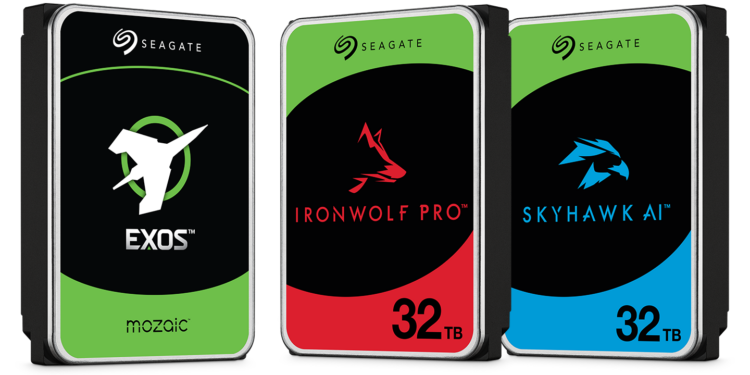 Seagate 32TB capacities now shipping to channel and retail partners globally